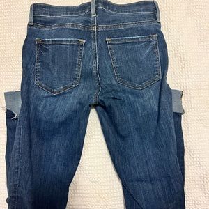 Size 0 Loft cuffed jeans